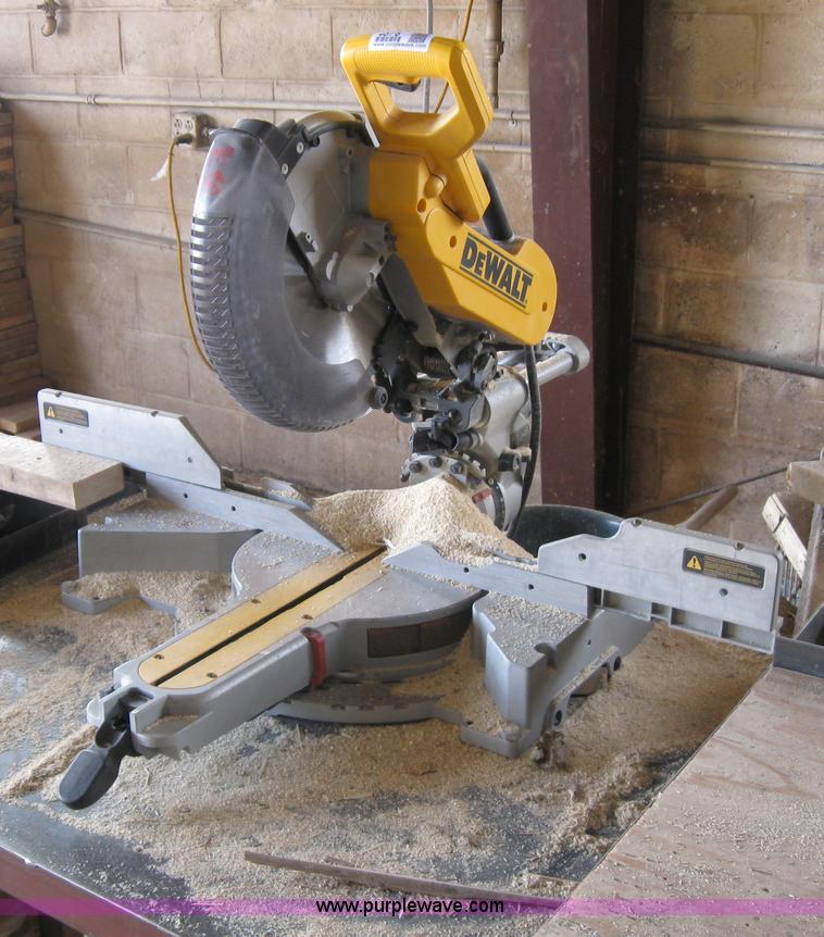 image for item 4878 Dewalt sliding compound miter saw