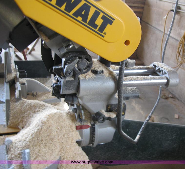 image for item 4878 Dewalt sliding compound miter saw