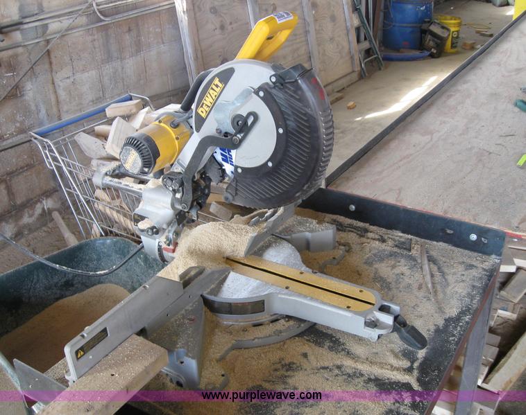 image for item 4878 Dewalt sliding compound miter saw