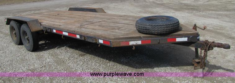 image for item 5124 1984 19' homemade trailer