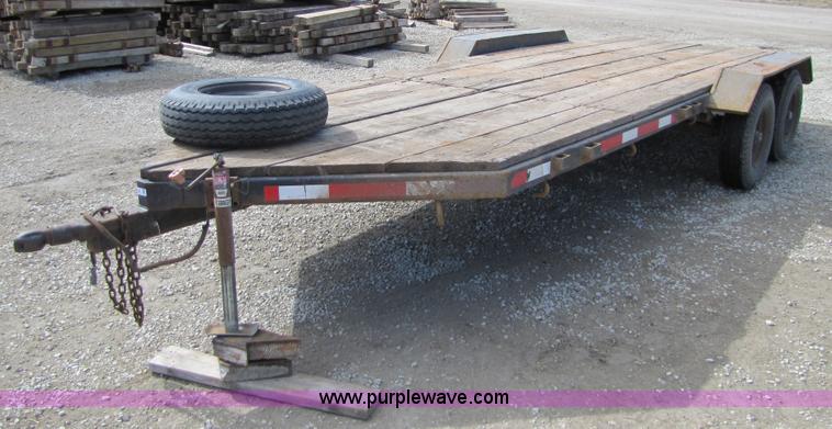 image for item 5124 1984 19' homemade trailer