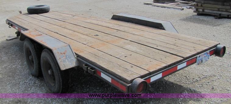 image for item 5124 1984 19' homemade trailer