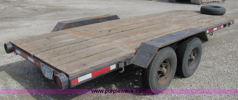 image for item 5124 1984 19' homemade trailer
