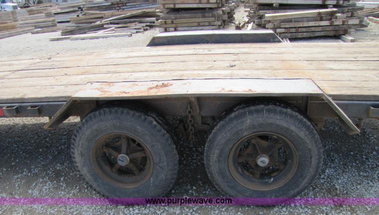 image for item 5124 1984 19' homemade trailer