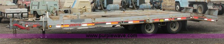 image for item 3067 2000 Interstate 20DTA flatbed utility trailer