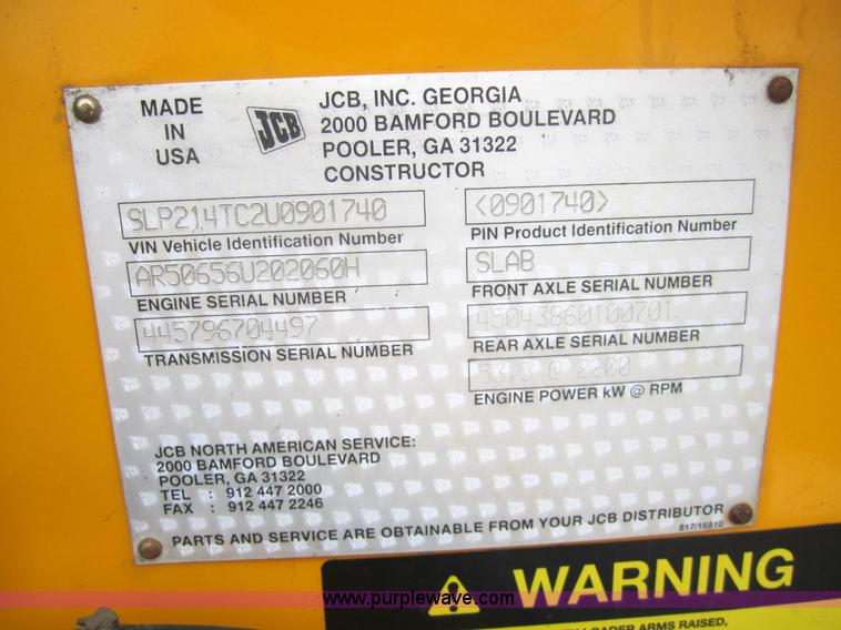 image for item 3102 2002 JCB 214E backhoe