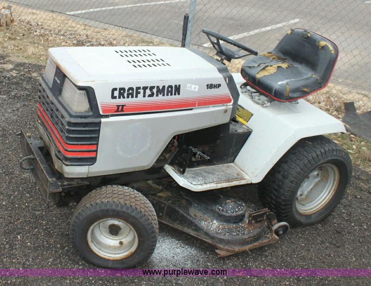 Craftsman 42" riding lawn mower in Wichita, KS Item 3108 sold