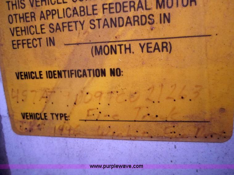 image for item 3250 1996 Central GA40M-2142 pumper firetruck