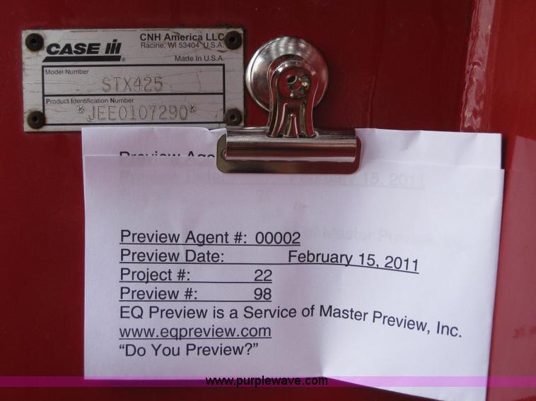 image for item 1606 2005 Case IH STX425 4WD tractor
