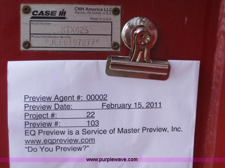 image for item 1607 2005 Case IH STX425 4WD tractor