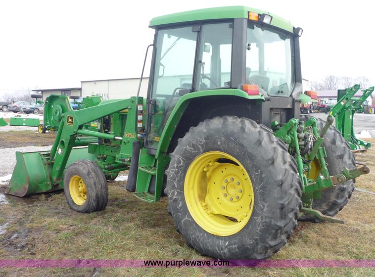 image for item 2750 1995 John Deere 6300 tractor with loader