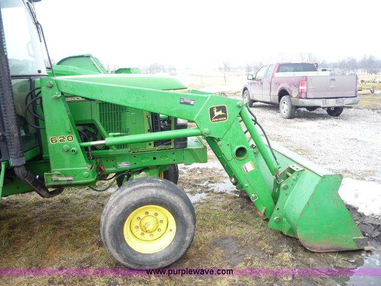 image for item 2750 1995 John Deere 6300 tractor with loader