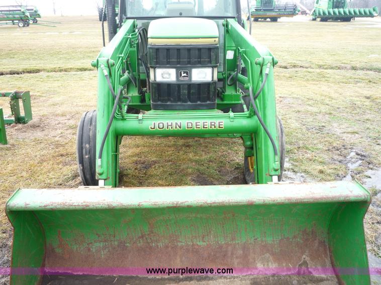 image for item 2750 1995 John Deere 6300 tractor with loader