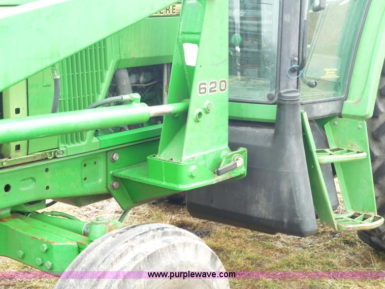 image for item 2750 1995 John Deere 6300 tractor with loader