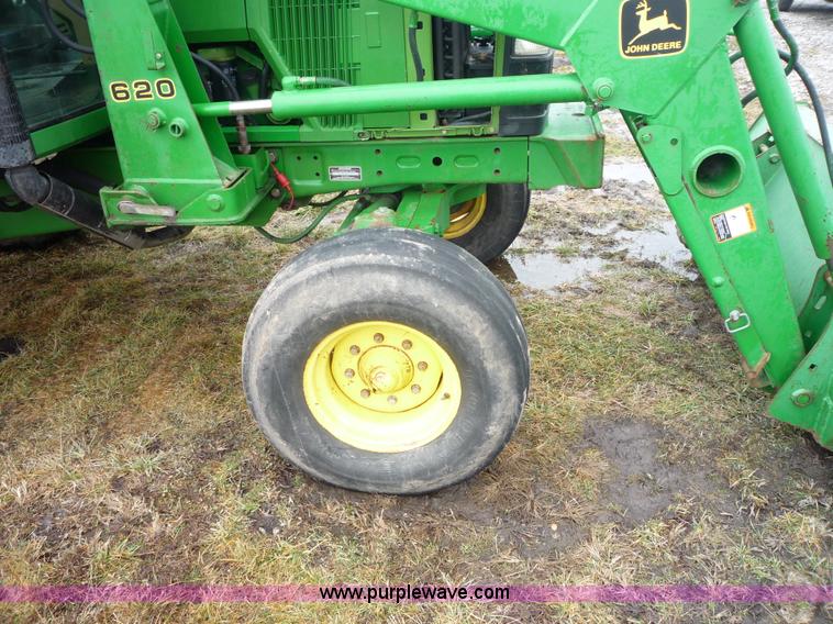 image for item 2750 1995 John Deere 6300 tractor with loader