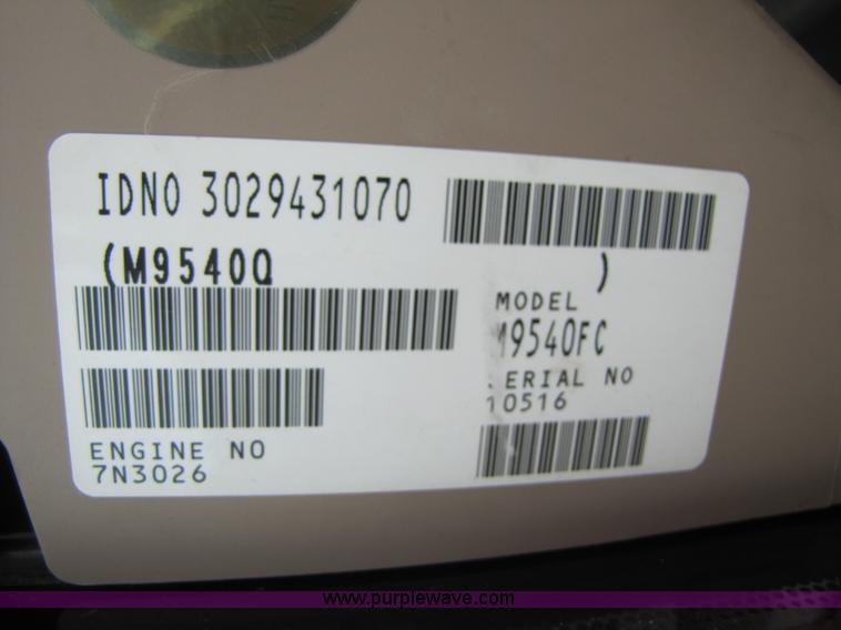 image for item 3443 2007 Kubota M9540 tractor