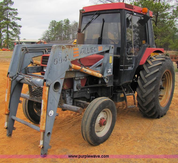 image for item 3448 1987 Case IH 885XL tractor with loader