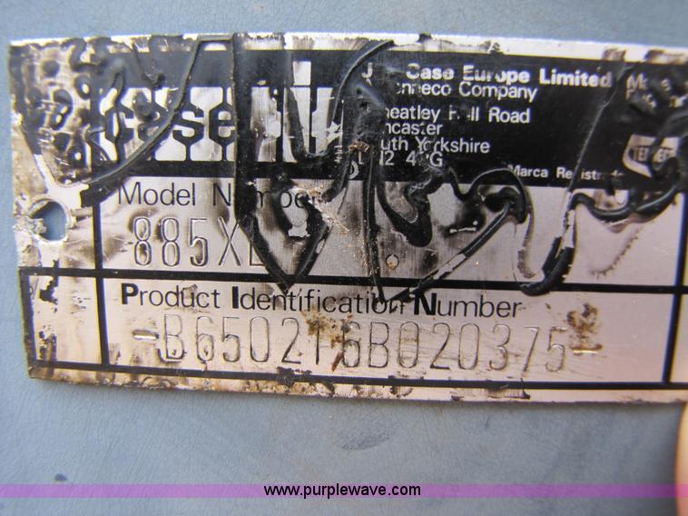 image for item 3448 1987 Case IH 885XL tractor with loader