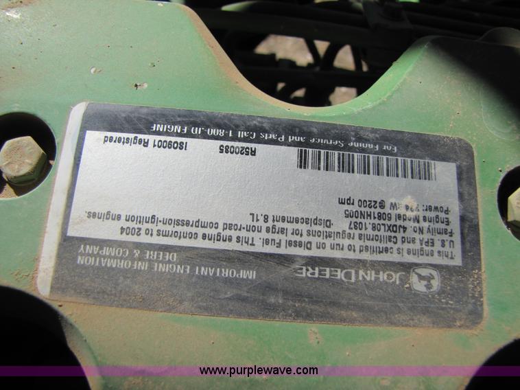 image for item 3451 2005 John Deere 4920 self propelled 120' sprayer