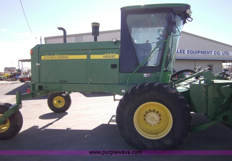 image for item 3459 2006 John Deere 4995 windrower with 995 16' platform