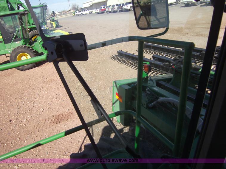 image for item 3460 2002 John Deere 4895 windrower with 895 18' platform