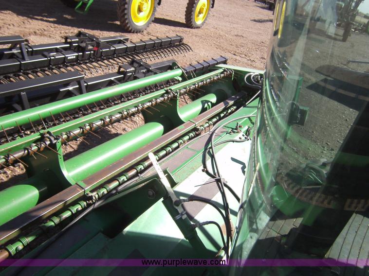 image for item 3460 2002 John Deere 4895 windrower with 895 18' platform