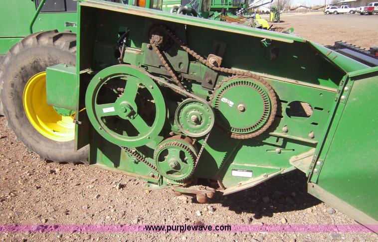 image for item 3460 2002 John Deere 4895 windrower with 895 18' platform