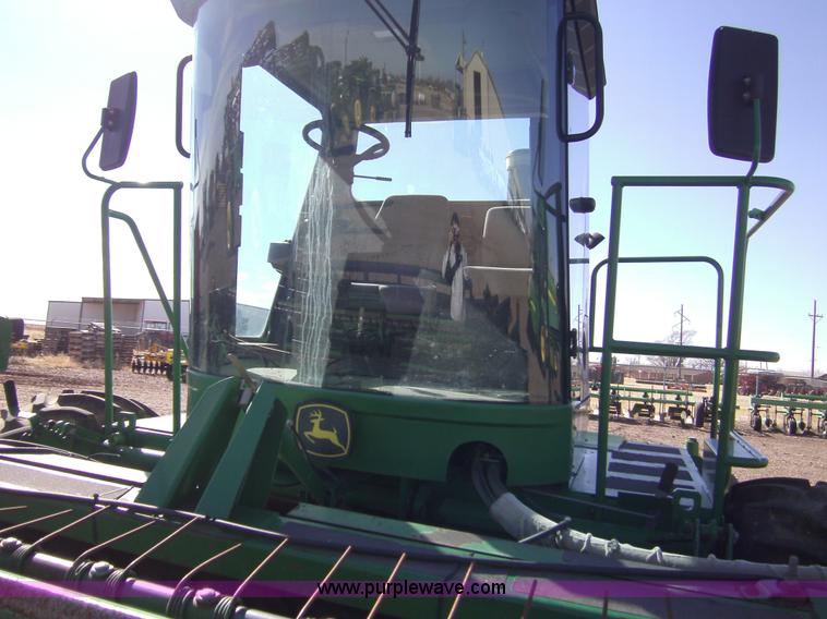image for item 3460 2002 John Deere 4895 windrower with 895 18' platform