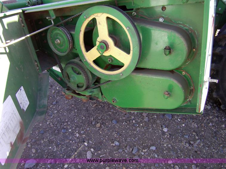 image for item 3460 2002 John Deere 4895 windrower with 895 18' platform