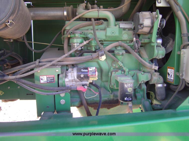 image for item 3460 2002 John Deere 4895 windrower with 895 18' platform