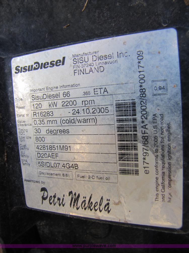 image for item 3470 2006 AGCO RT120A MFWD tractor