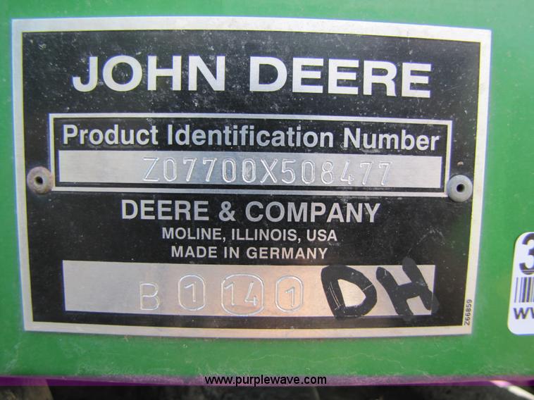 image for item 3476 2006 John Deere 7700 forage harvester
