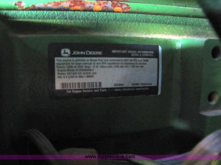 image for item 3483 2007 John Deere 9860STS combine