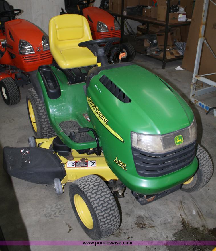 image for item 4825 2004 John Deere L120 lawn mower