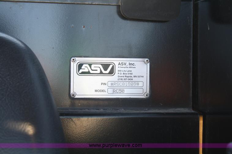 image for item 4929 2005 ASV RC-50 track loader