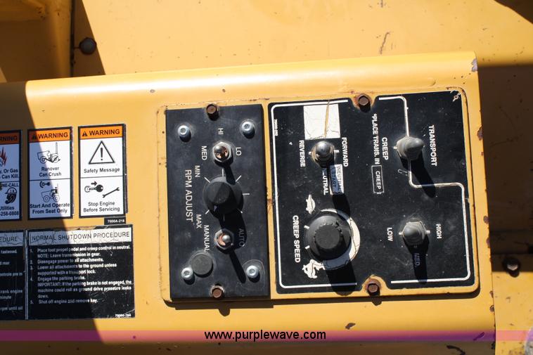 image for item 4930 1995 Vermeer V-8550 trencher backhoe