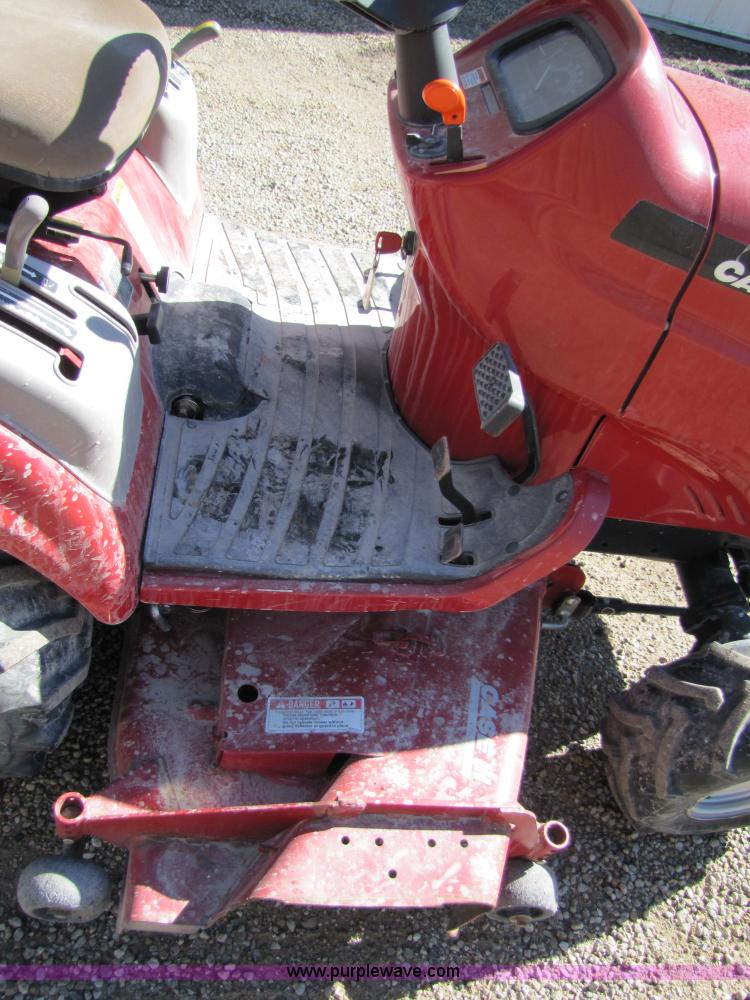 Case IH DX24 garden tractor with mower deck in Wamego, KS Item 5189 sold Purple Wave