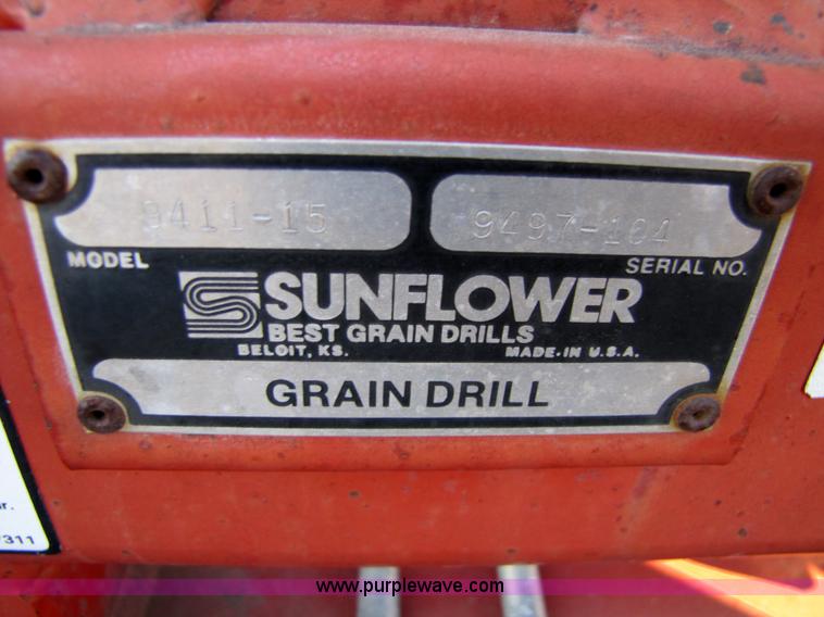 image for item 5302 Sunflower 9411-15 drill