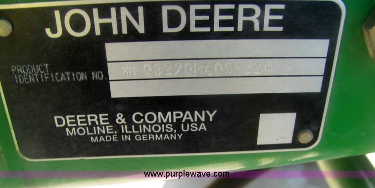 image for item 6874 2004 John Deere 6320 tractor