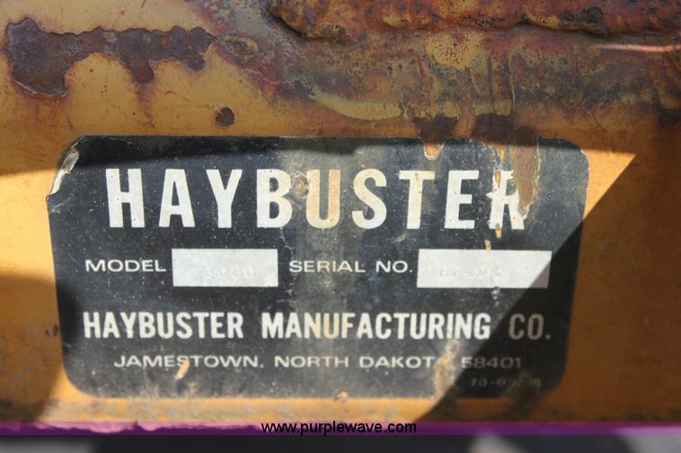 image for item 6895 HayBuster 1000 no till drill