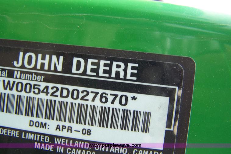 image for item 7280 John Deere 542 loader