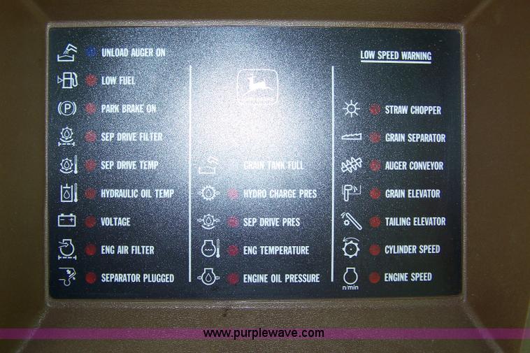 image for item 7282 1998 John Deere 9610 Maximizer combine