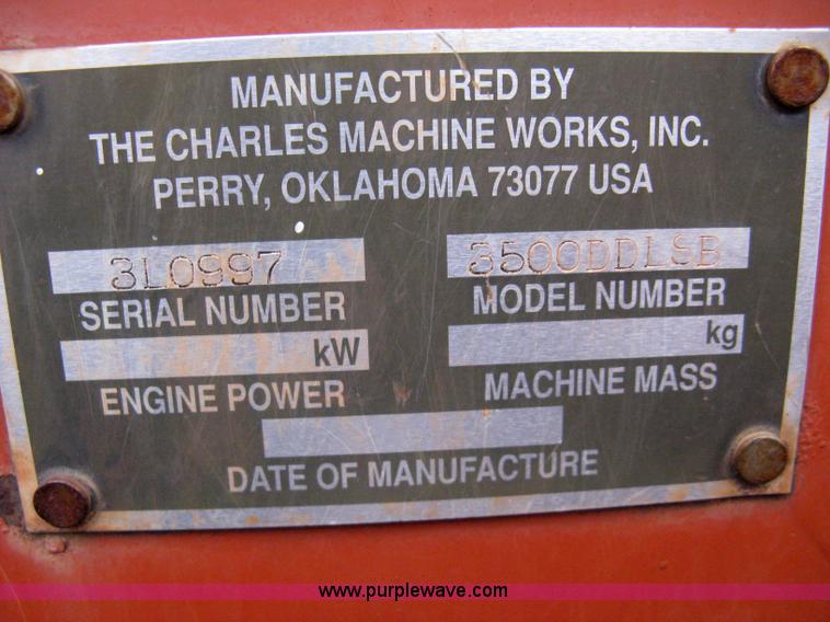 image for item 8231 1994 Ditch Witch 3500 DD trencher