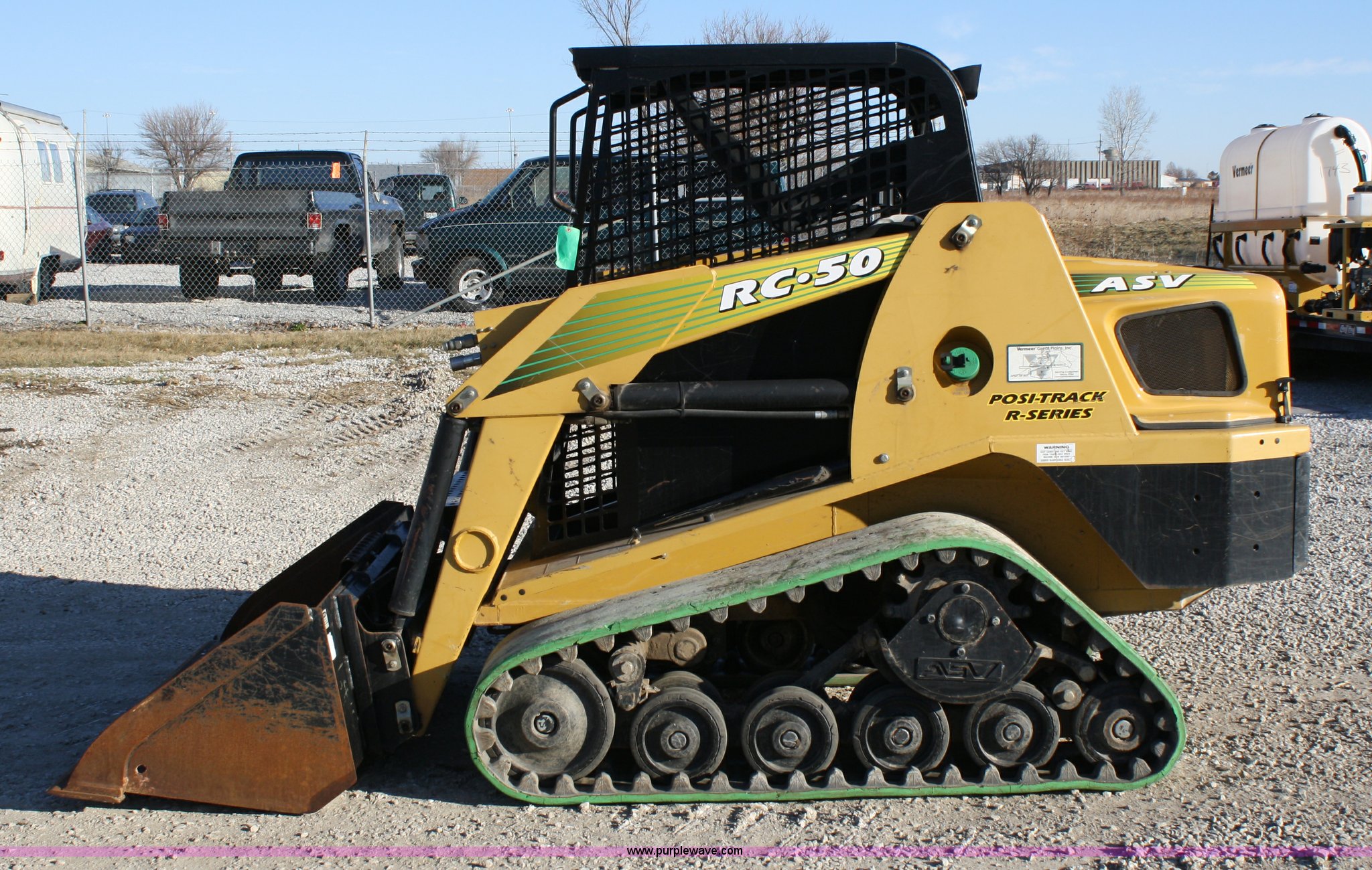 2005 ASV RC50 track loader in Olathe, KS Item 4929 sold Purple Wave
