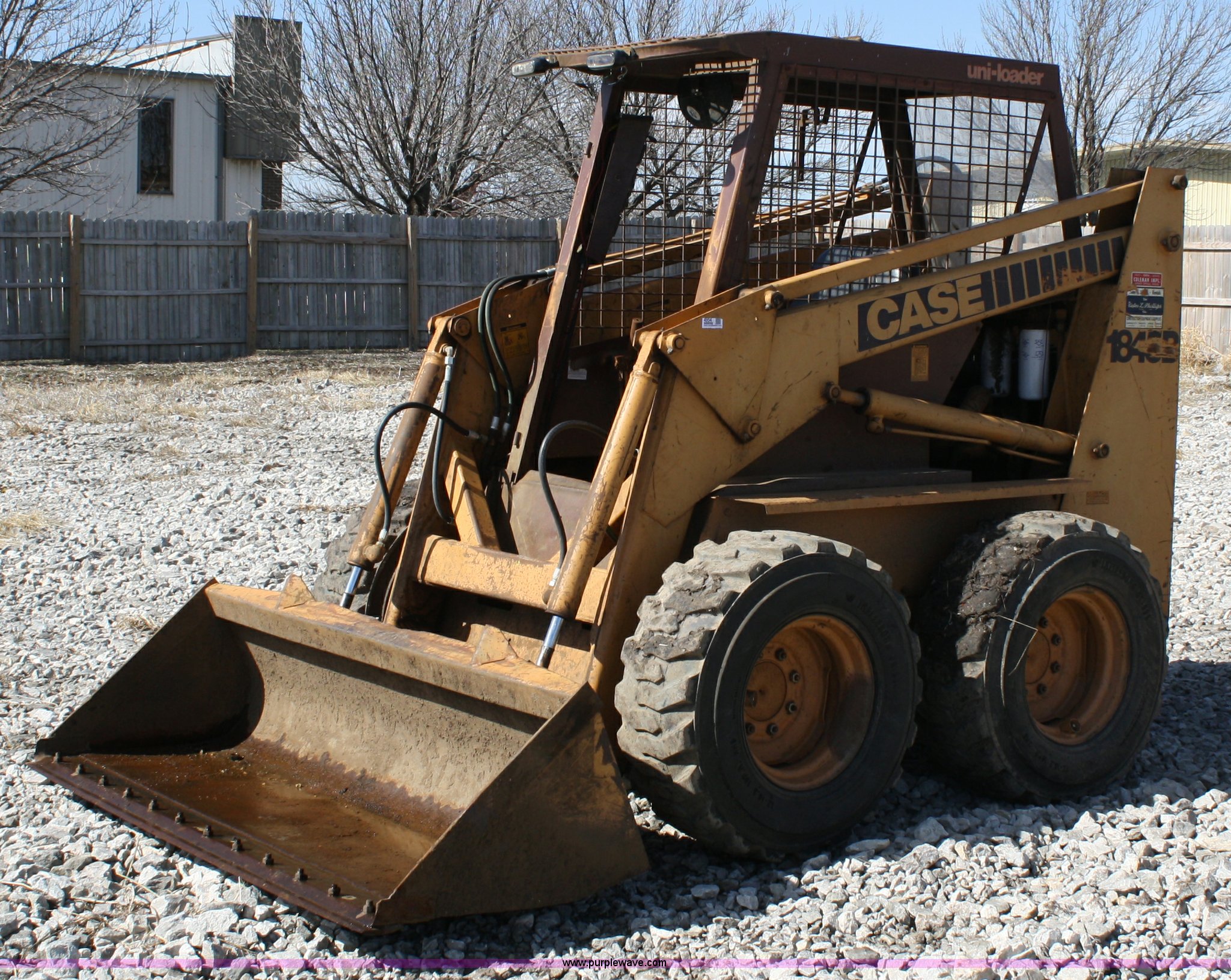 1985 Case 1845B skid steer in Olathe, KS Item 4954 sold Purple Wave