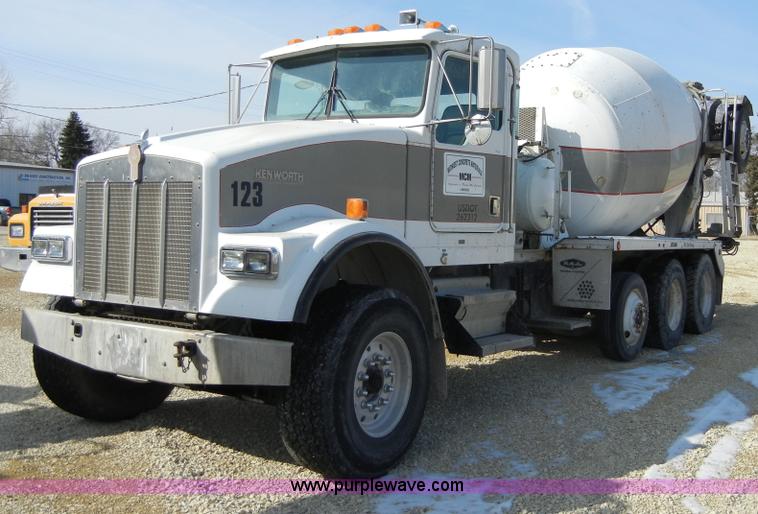 image for item 5153 1996 Kenworth W900 cement mixer truck