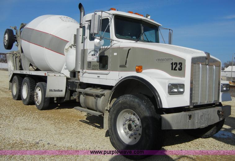 image for item 5153 1996 Kenworth W900 cement mixer truck
