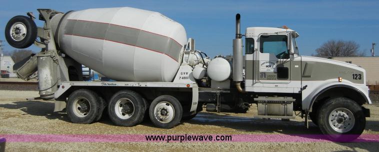 image for item 5153 1996 Kenworth W900 cement mixer truck