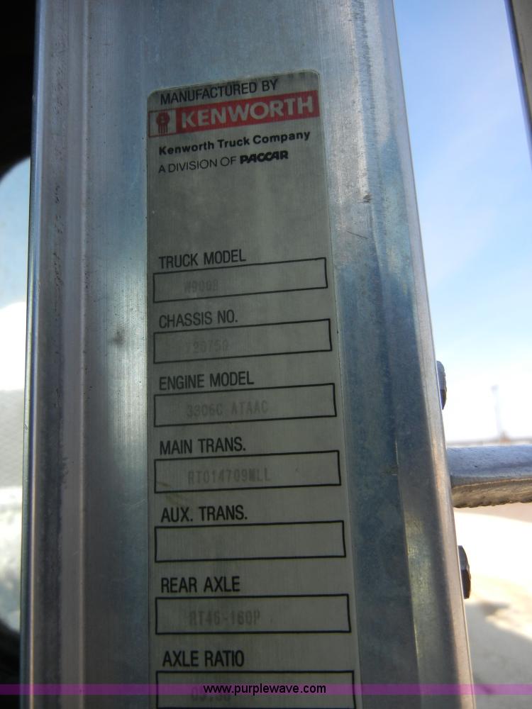 image for item 5153 1996 Kenworth W900 cement mixer truck