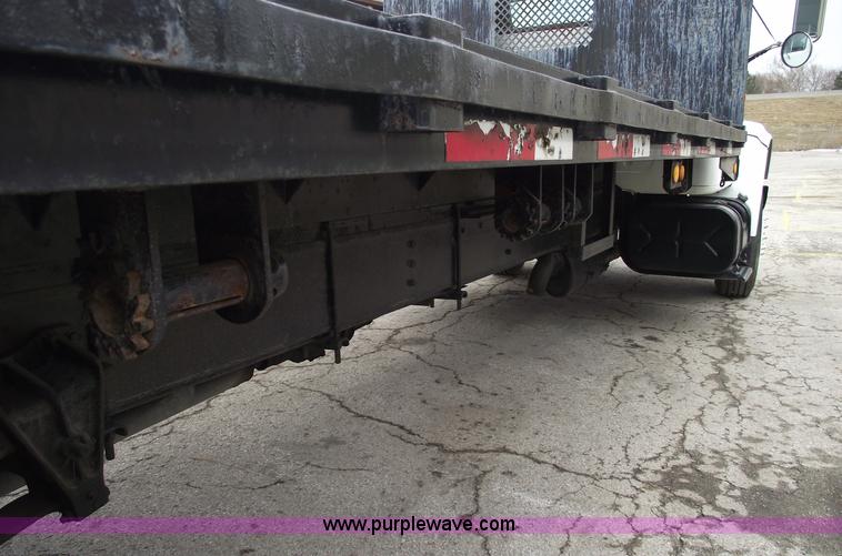 image for item 5451 2000 International 4900 dump flat bed truck